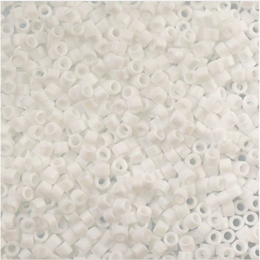 Miyuki Delica Seed Bead, 11/0 (White Matte)