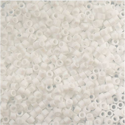 Miyuki Delica Seed Bead, 11/0 (White Matte)