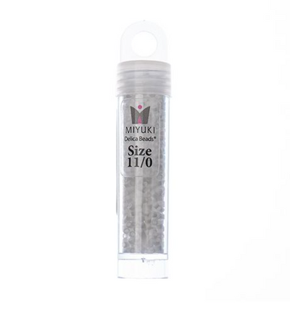 Miyuki Delica Seed Bead, 11/0 (White Matte)