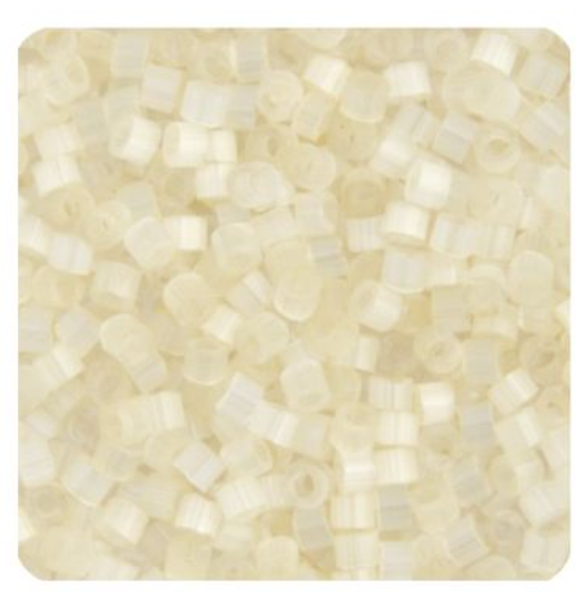 Miyuki Delica Seed Bead, 11/0 (Cream Silk Satin)