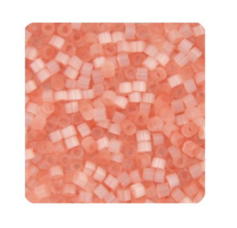 Miyuki Delica Seed Bead, 11/0 (Salmon Silk Satin)