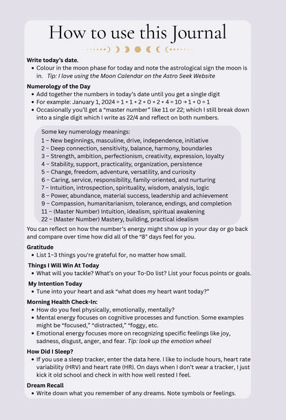 The Intuitive Journal by: Jody Goddard
