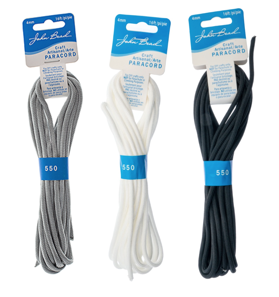 Craft Paracord, 16ft (4.8m) 4mm