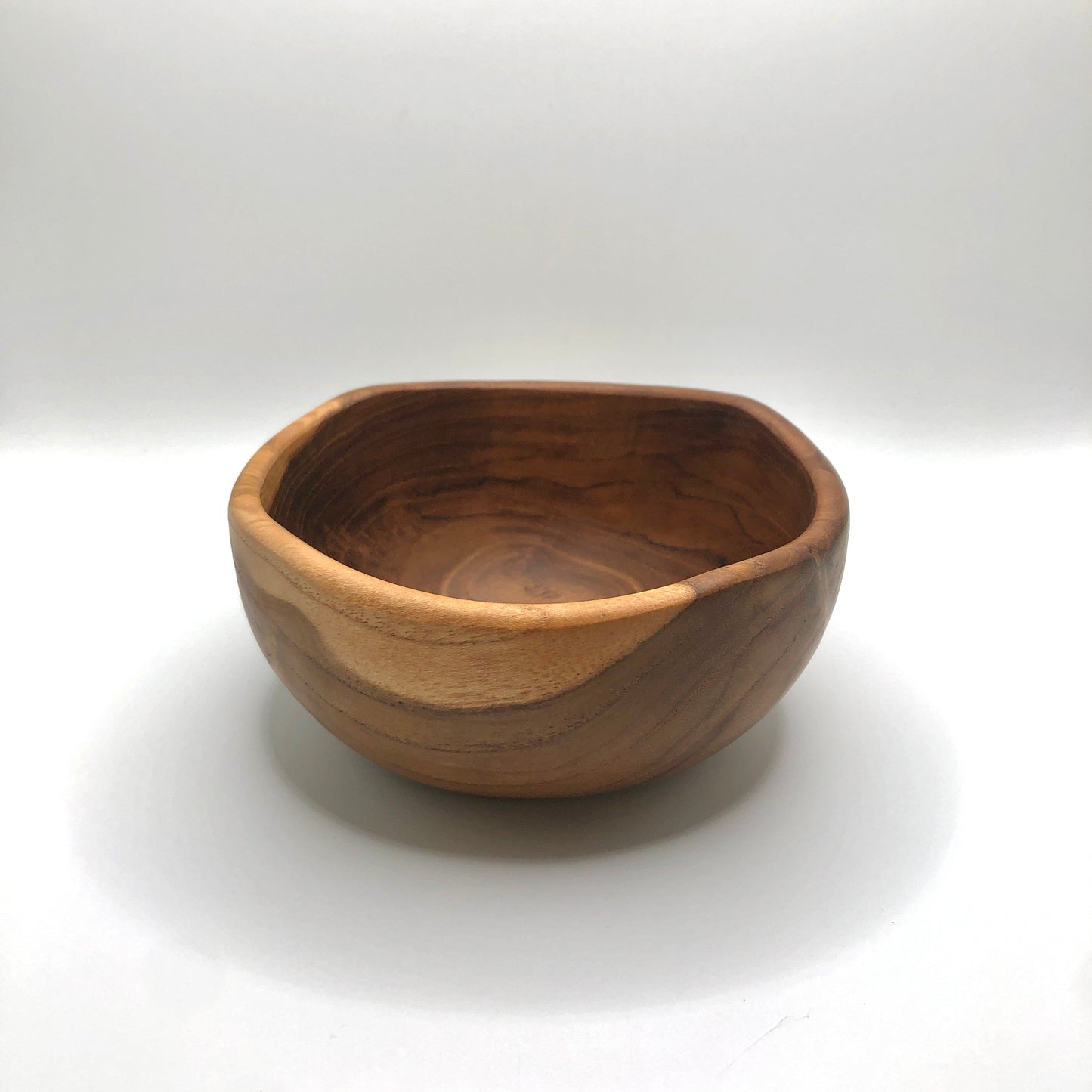 Teak Wood Bowl, Round