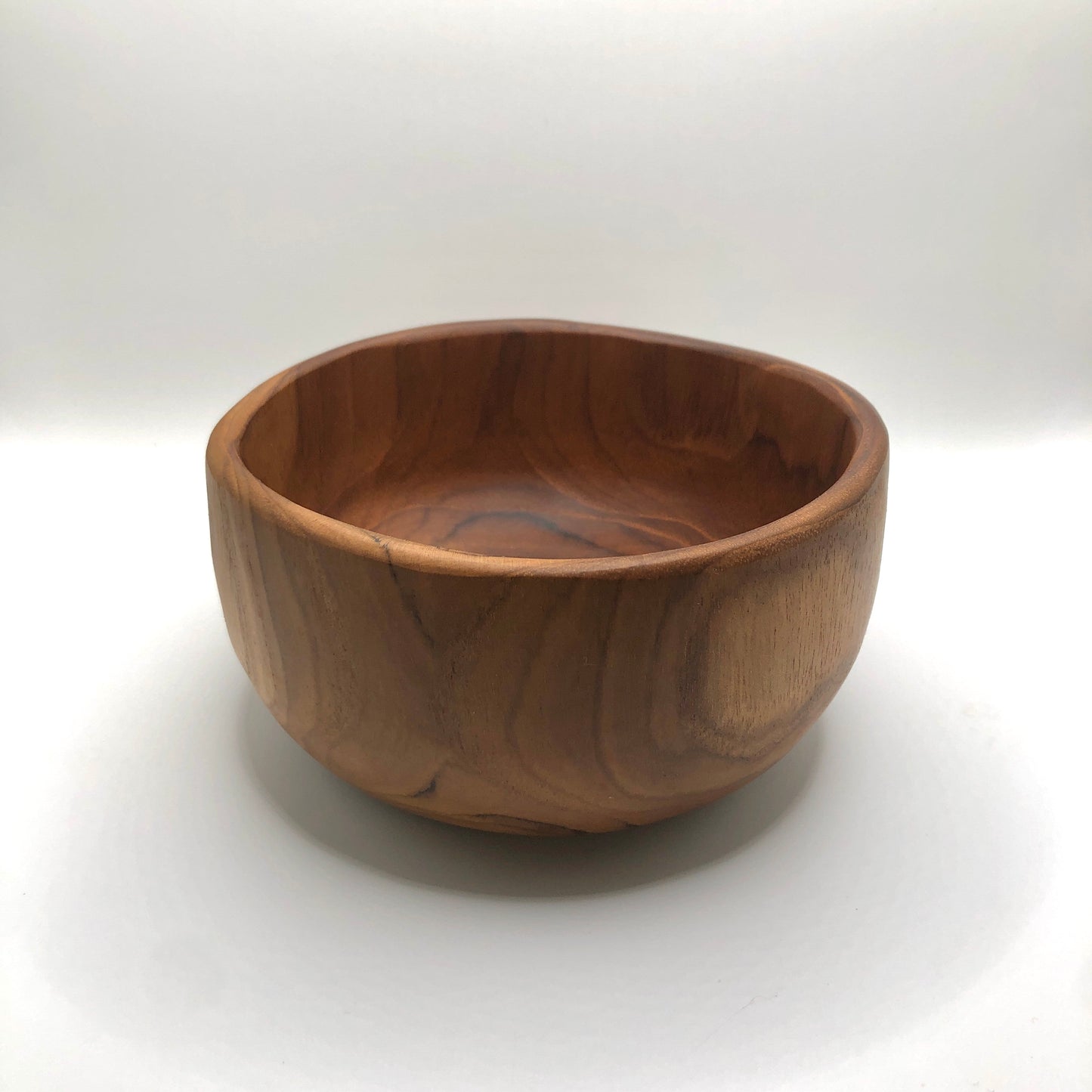 Teak Wood Bowl, Round