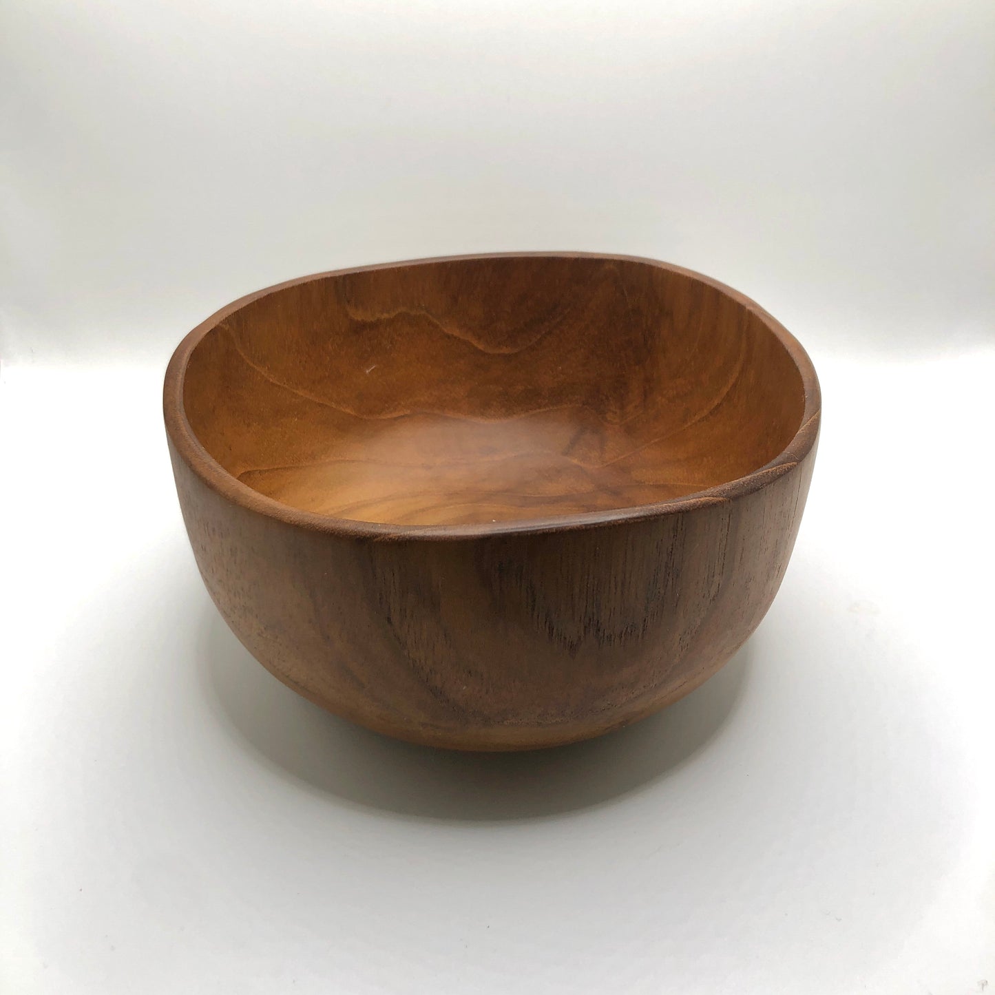 Teak Wood Bowl, Round