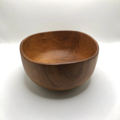 Teak Wood Bowl, Round