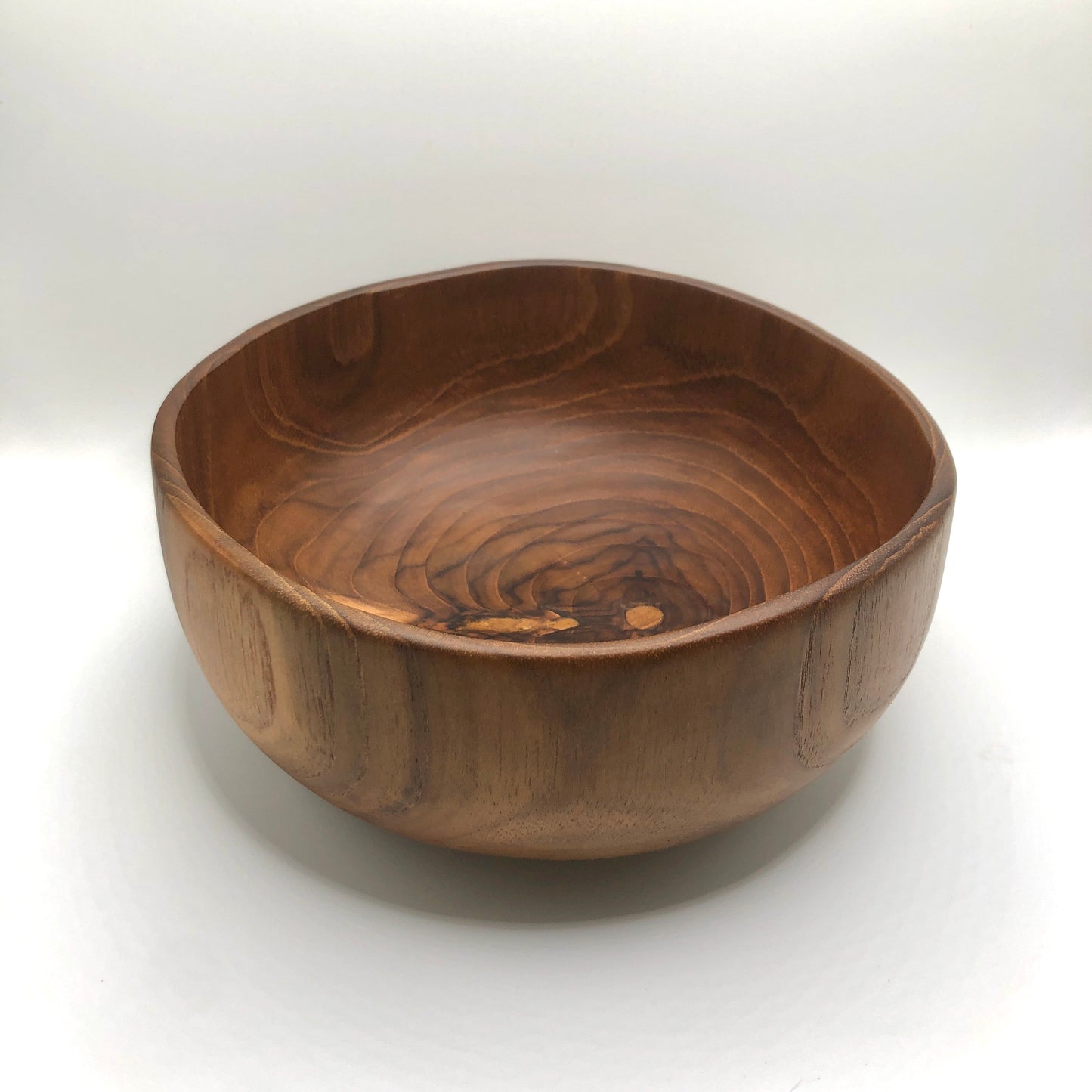 Teak Wood Bowl, Round