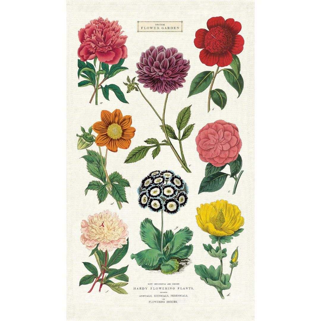 Vintage Tea Towel - Botanica