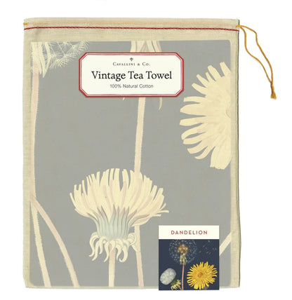 Vintage Tea Towel - Dandelion