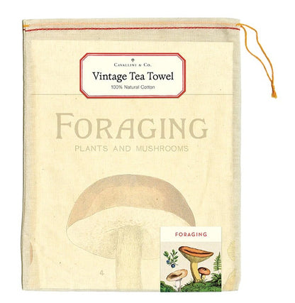 Vintage Tea Towel - Foraging