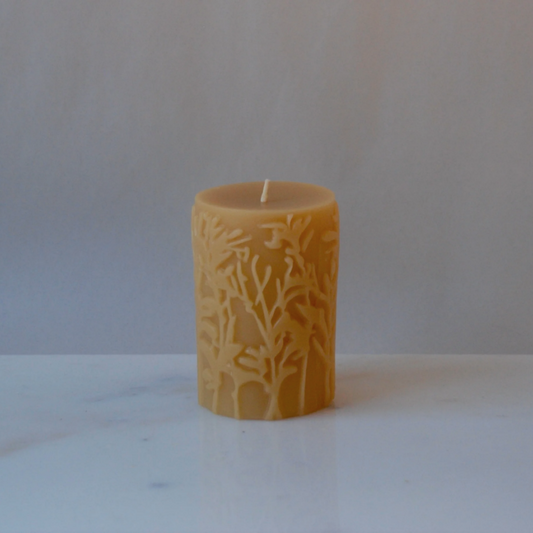 Barletta Beeswax Candle - Pillar, Tall Grass Prairie