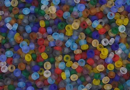 Czech Seed Bead, 10/0 (Trans. Matt Multi)