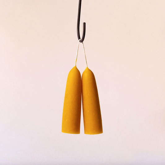 Barletta Beeswax Candle - Wide Taper