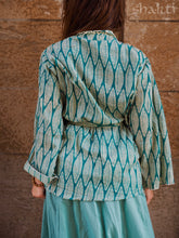 Load image into Gallery viewer, Block-Print Kimono-Top
