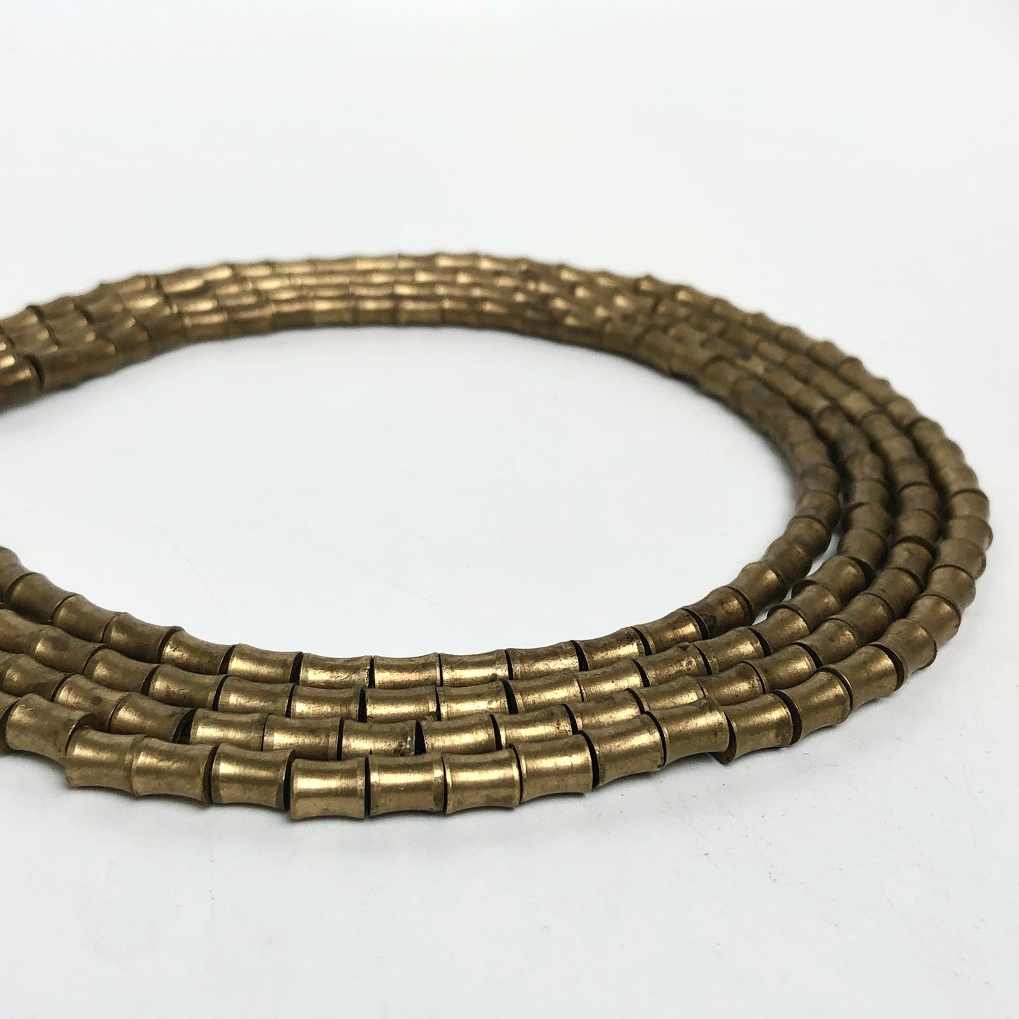 Brass Spacer Beads (Large) - Curved, 8mm - Shakti