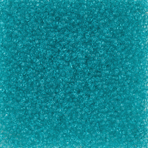 Czech Seed Bead, 10/0 (Crystal Teal Green Solgel)