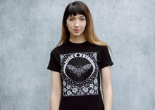 Load image into Gallery viewer, Death&#39;s Head Moth and Moon T-Shirt
