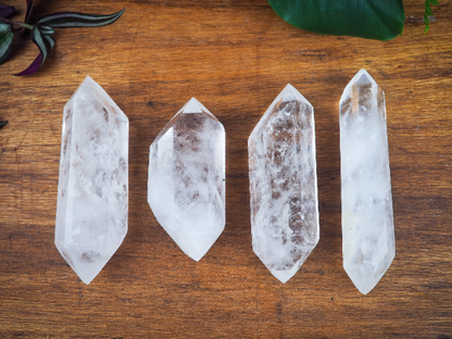Clear Quartz Double Terminated Points