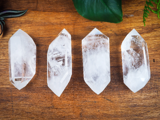 Clear Quartz Double Terminated Points