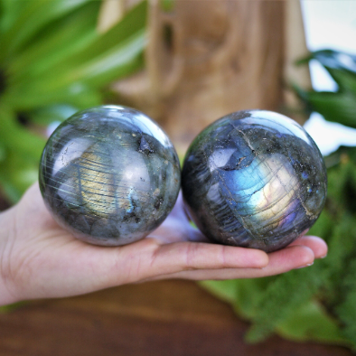 Labradorite Spheres - Shakti