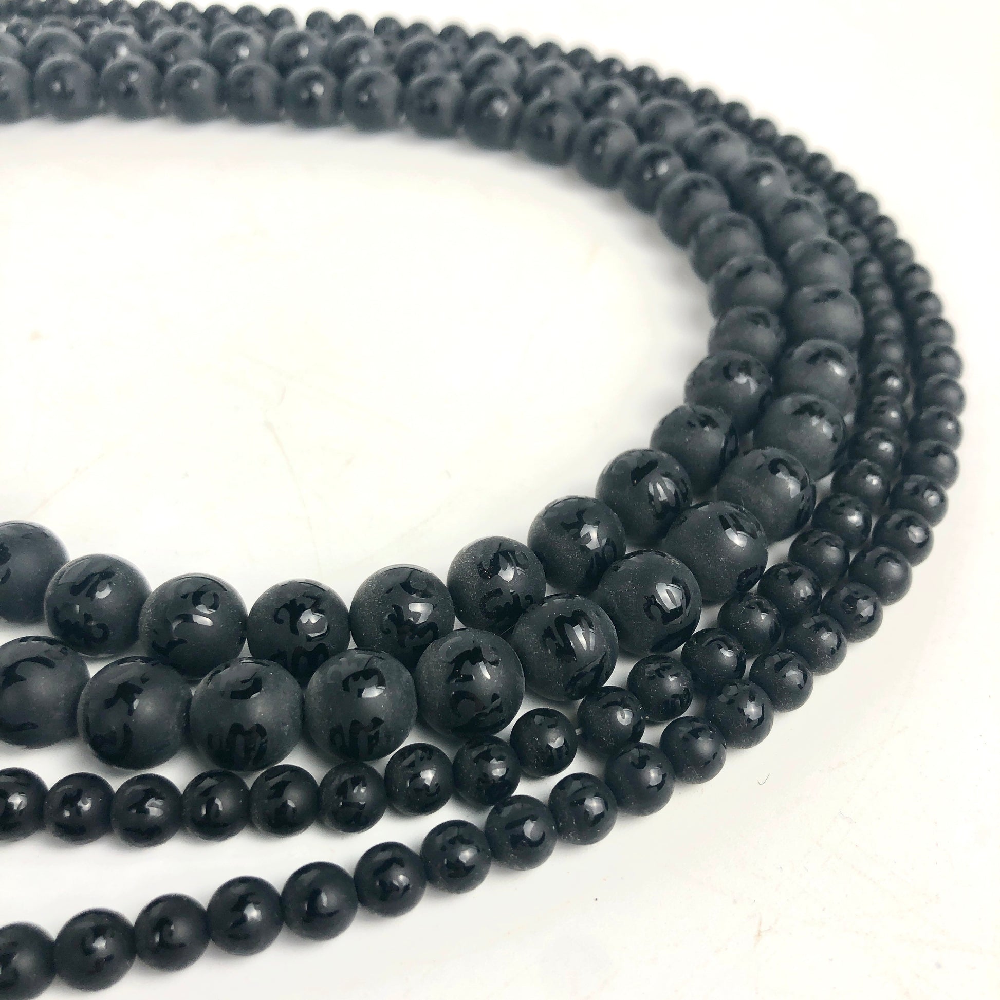 Mantra Beads - Black Onyx - Shakti