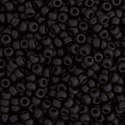 Miyuki Delica Seed Bead, 11/0 (Black Matte)