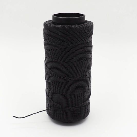 Non-Waxed Polyester Cord (Brazil) - Black - Shakti