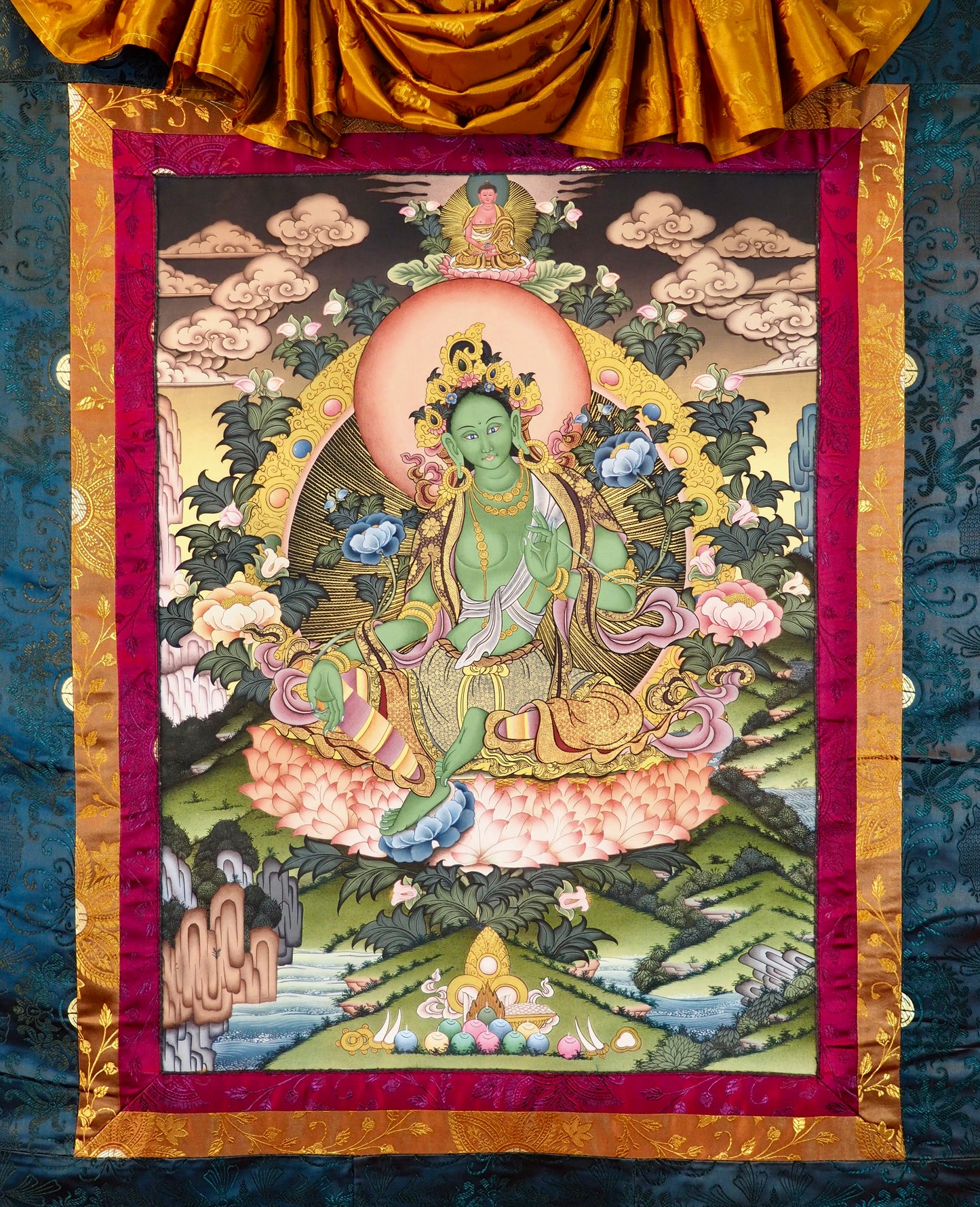 Thangka - Green Tara - Shakti