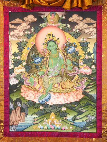 Thangka - Green Tara - Shakti