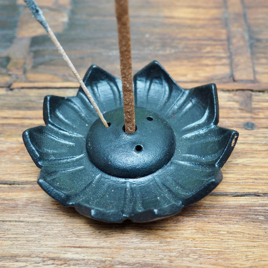 Clay Lotus Incense Holder - Shakti