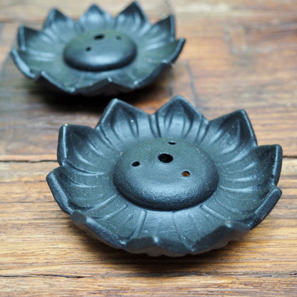 Clay Lotus Incense Holder - Shakti