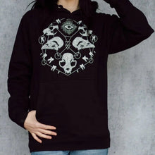 Load image into Gallery viewer, Skull Grid Pullover Hoodie
