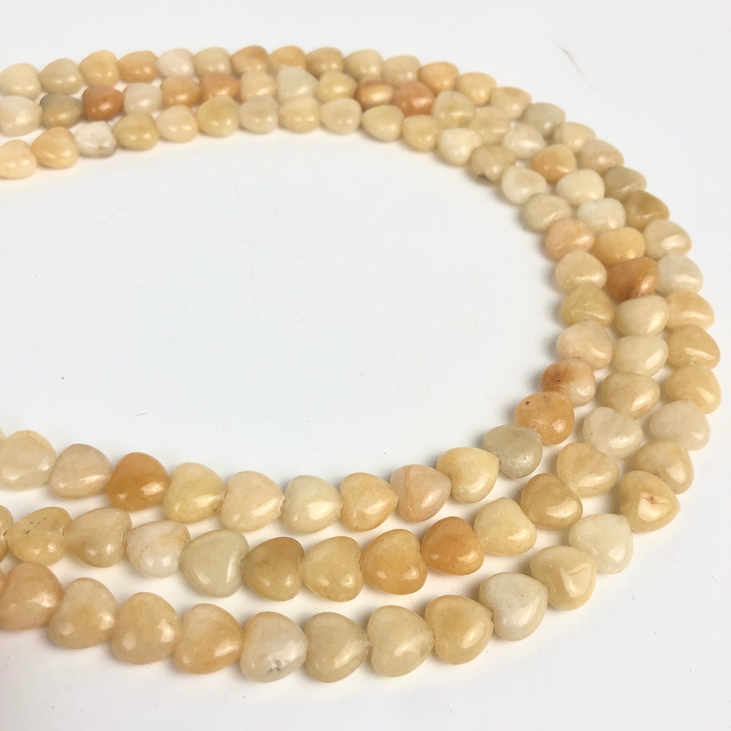 Honey Calcite - Hearts - Shakti