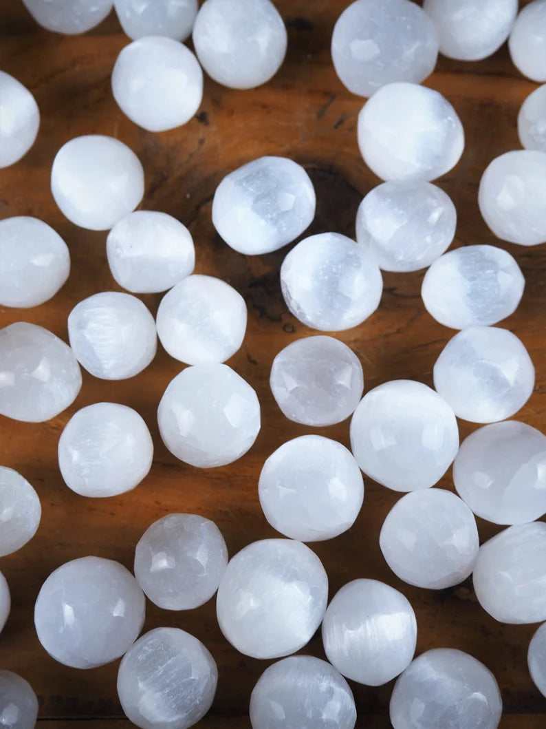Selenite Tumble Stones