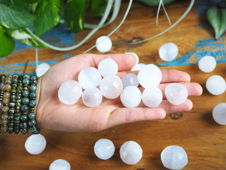 Selenite Tumble Stones
