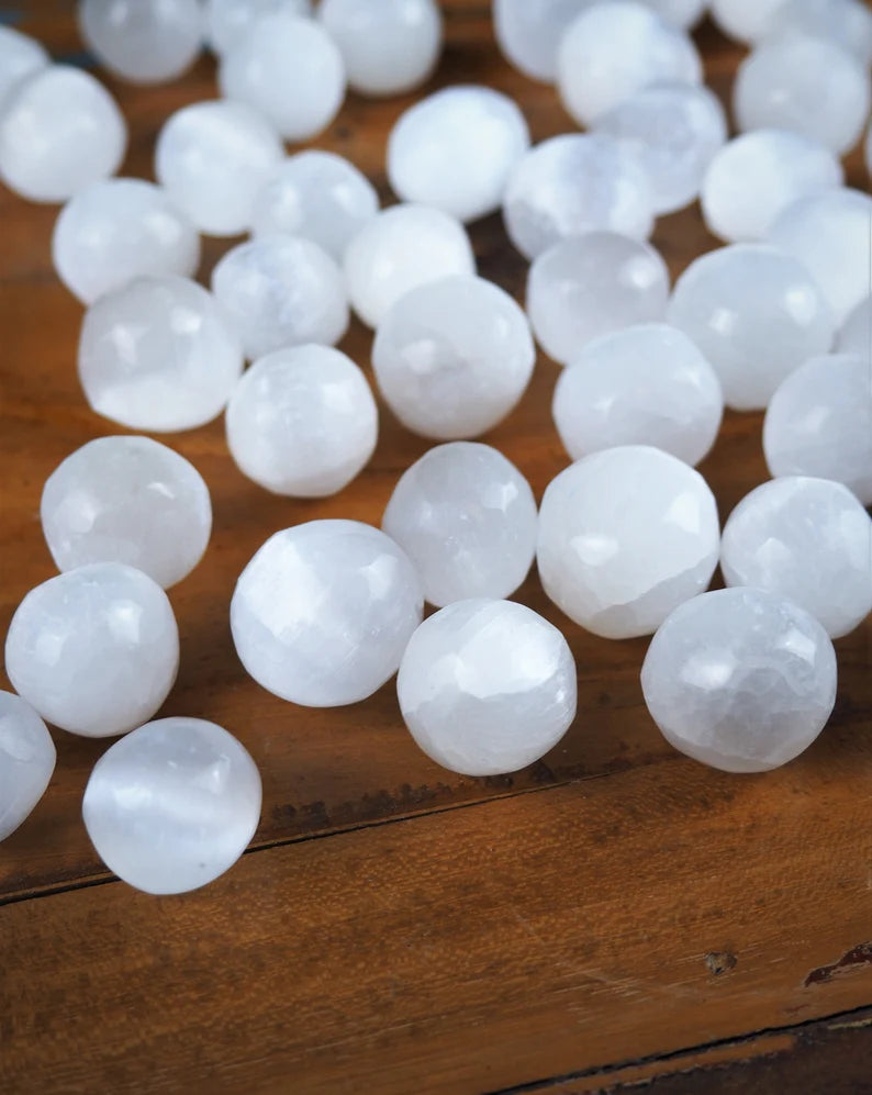 Selenite Tumble Stones
