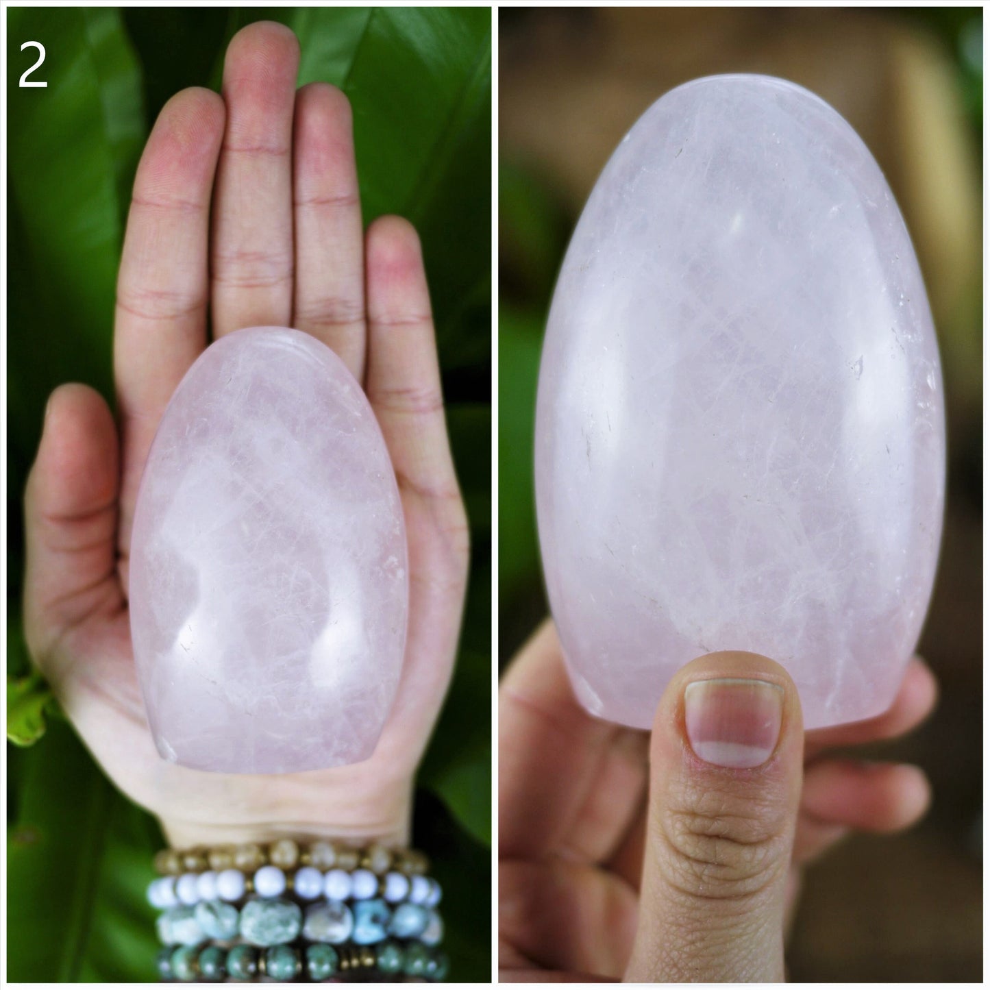 Rose Quartz Free Forms - Shakti