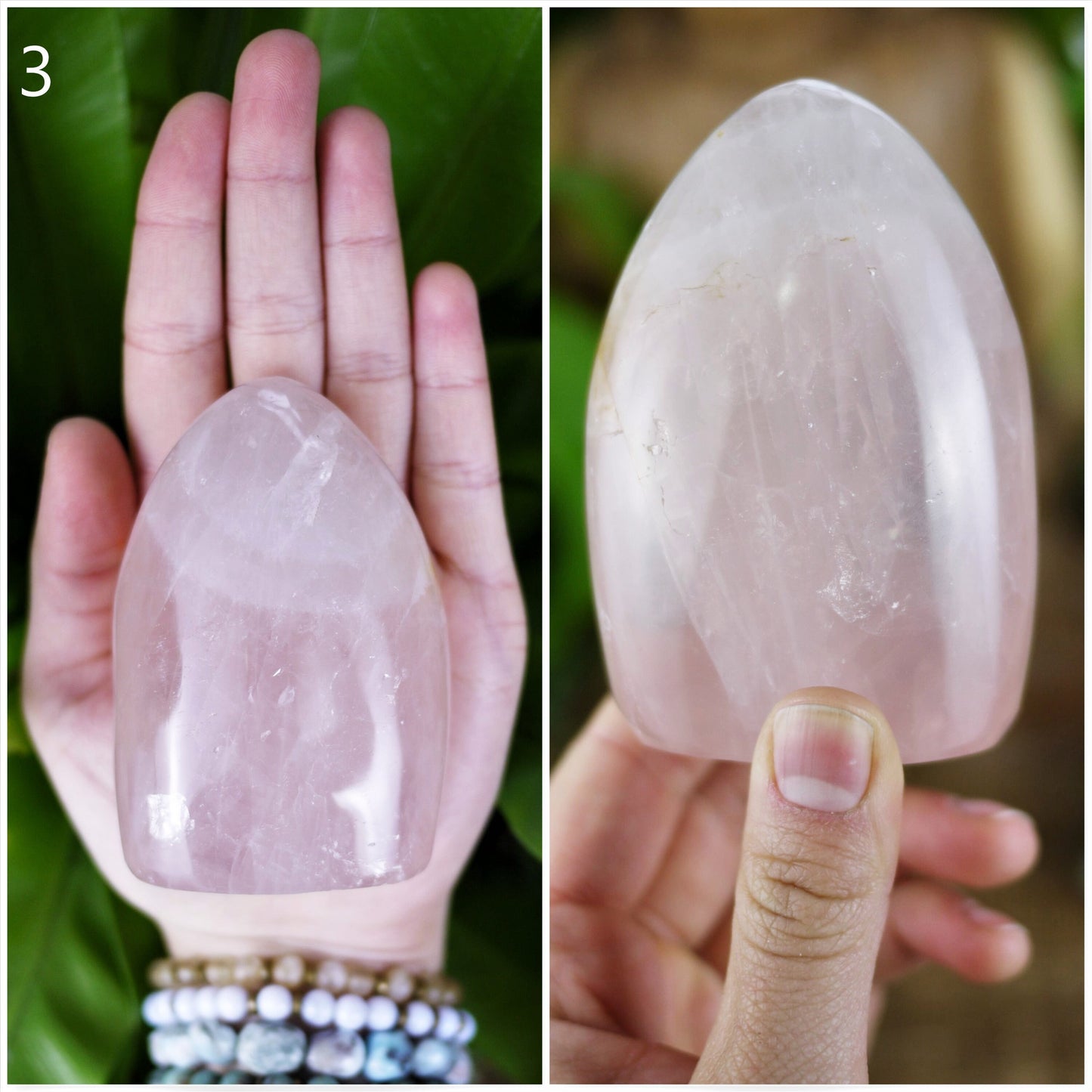 Rose Quartz Free Forms - Shakti