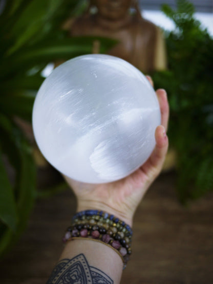 Selenite Spheres - Shakti