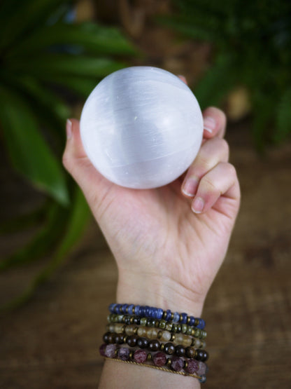 Selenite Spheres - Shakti