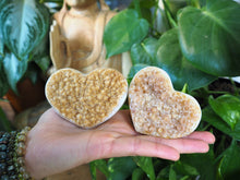 Load image into Gallery viewer, Citrine Druzy Hearts
