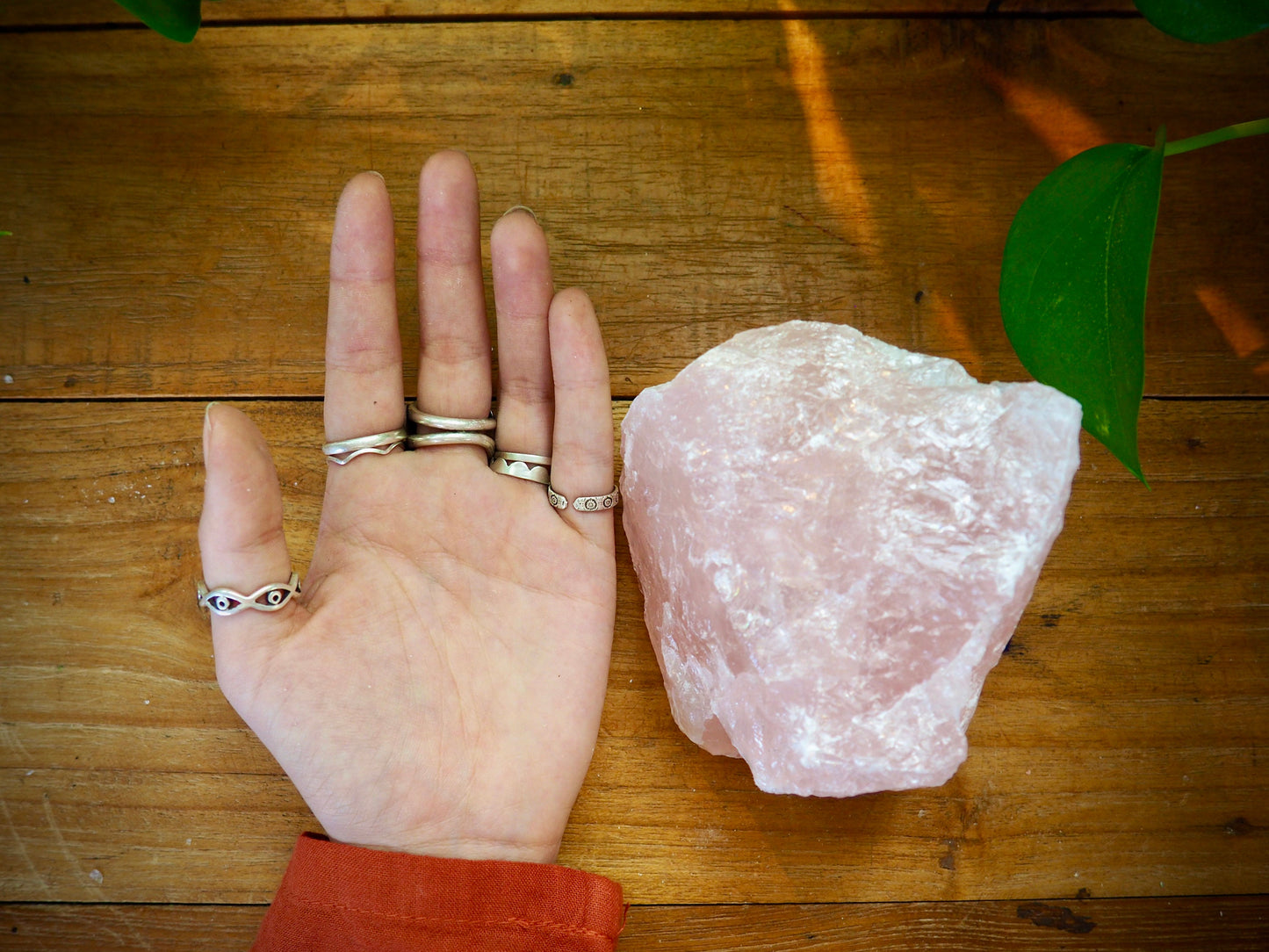 Rose Quartz Rough Chunks - Shakti