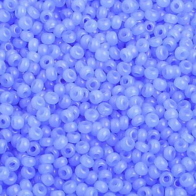 Czech Seed Bead, 10/0 (Oily Blue)