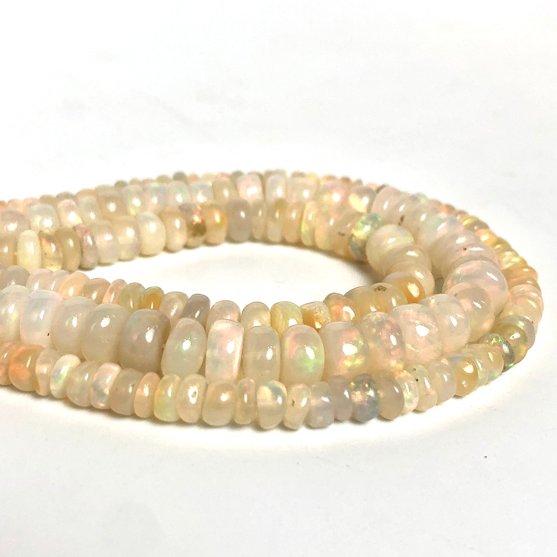 Opal (White) - Beads from India - Shakti