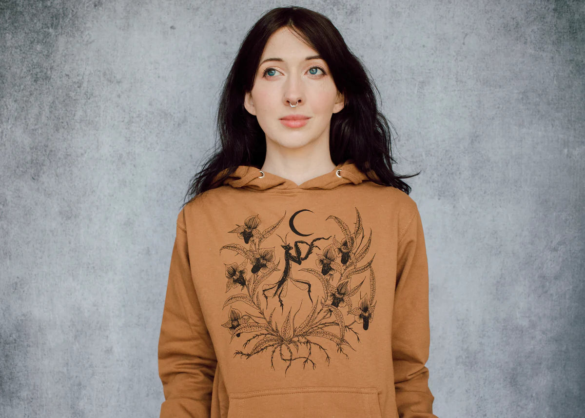 Orchid Mantis Pullover Hoodie - Shakti