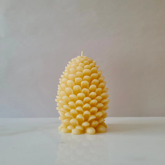 Barletta Beeswax Candle - Ponderosa Pinecone - Shakti