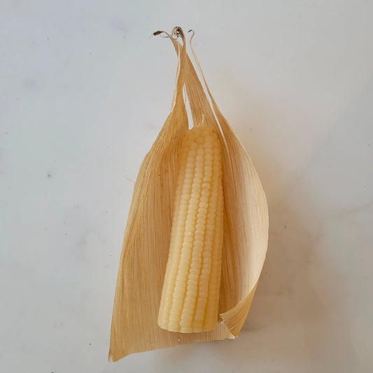 Barletta Beeswax Candle - Corn Cob with Natural Cornhusk Wrap - Shakti