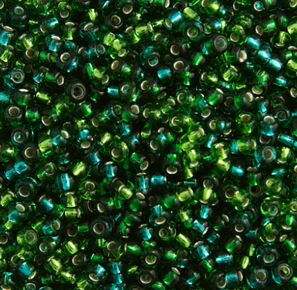 Czech Seed Bead, 10/0 (S/L Mix Seagreen)