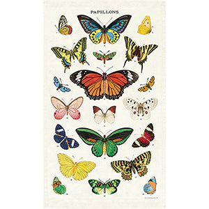 Vintage Tea Towel - Butterflies
